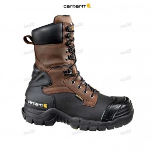 Carhartt 10-Inch Insulated Composite Toe Pac Boot Coffee | TH0002821