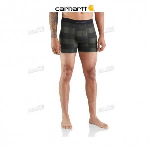 Carhartt 5 Basic Boxer Brief Printed 2-Pack HUBBARD PLAID | TH0001345