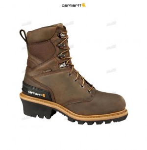 Carhartt 8-Inch Insulated Composite Toe Climbing Boot CRAZY HORSE BROWN OIL TANNED | TH0002837