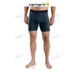 Carhartt 8 Basic Boxer Brief 2-Pack Navy | TH0001348