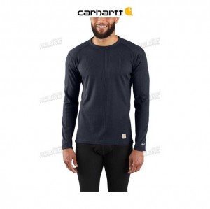 Carhartt Base Force Midweight Classic Crew Navy | TH0002613