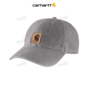 Carhartt Canvas Cap Asphalt | TH0000867