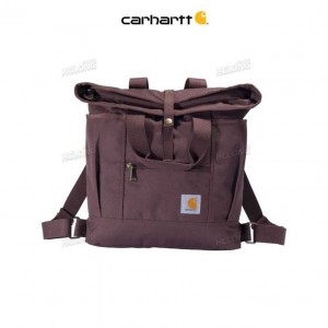 Carhartt Convertible Backpack Tote Burgundy | TH0000567