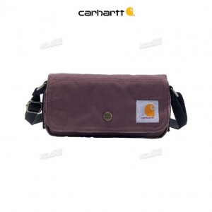 Carhartt Crossbody Horizontal Bag Burgundy | TH0000632