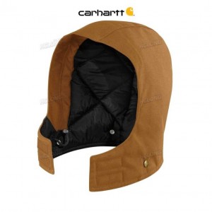 Carhartt Firm Duck Insulated Hood Brown | TH0001228