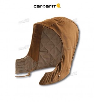 Carhartt Flame-Resistant Duck Hood Quilt-Lined Brown | TH0001234