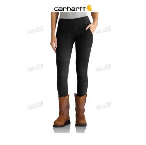 Carhartt Force Fitted Midweight Utility Legging Black | TH0001280