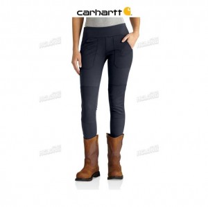 Carhartt Force Fitted Midweight Utility Legging Navy | TH0001282