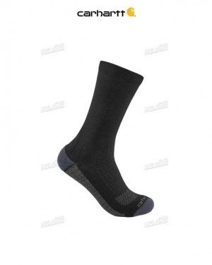 Carhartt Force Lightweight Crew Sock Black | TH0001998