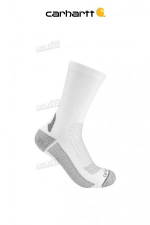 Carhartt Force Lightweight Crew Sock White | TH0001997