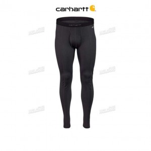 Carhartt Force Lightweight Stretch Grid Base Layer Pant Black | TH0001698