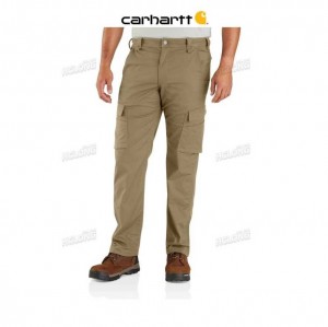 Carhartt Force Relaxed Fit Ripstop Cargo Work Pant Dark Khaki | TH0001642