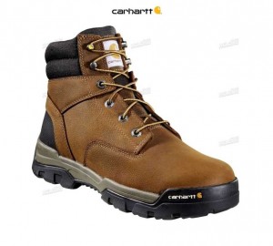 Carhartt Ground Force 6-Inch Non-Safety Toe Work Boot Brown Oil Tanned | TH0002824