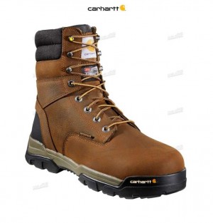 Carhartt Ground Force 8-Inch Composite Toe Work Boot Brown Oil Tanned | TH0002827