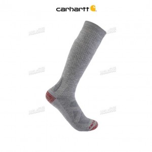 Carhartt Heavyweight Merino Wool Blend Boot Sock HEATHER GREY | TH0001934