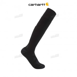 Carhartt Heavyweight Merino Wool Blend Over-The-Calf Sock Black | TH0002031