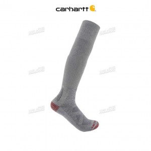 Carhartt Heavyweight Merino Wool Blend Over-The-Calf Sock HEATHER GREY | TH0002032