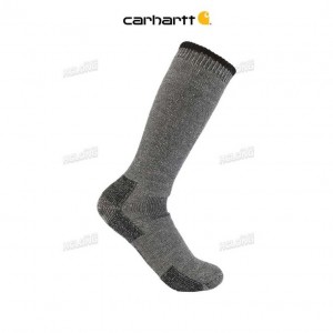 Carhartt Heavyweight Wool Blend Boot Sock HEATHER GREY | TH0001904