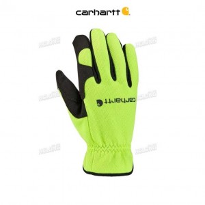 Carhartt High Dexterity Open Cuff Glove High Vis Lime | TH0001144