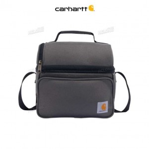 Carhartt Insulated 12 Can Two Compartment Lunch Cooler Gray | TH0001022