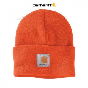 Carhartt Knit Cuffed Beanie Brite Orange | TH0000708