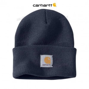 Carhartt Knit Cuffed Beanie Navy | TH0000706