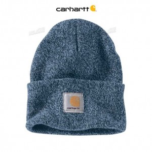 Carhartt Knit Cuffed Beanie Night Blue / Alpine Blue Marl | TH0000724