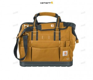 Carhartt Legacy 16 Tool Bag w Molded Base Brown | TH0000585