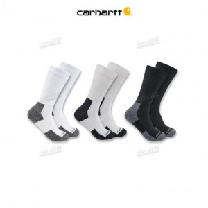 Carhartt Lightweight Stretch Top Crew Sock 3-Pack Assorted | TH0001953