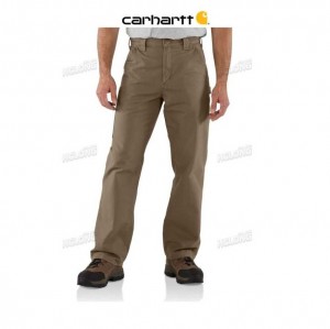 Carhartt Loose Fit Canvas Utility Work Pant Light Brown | TH0001673