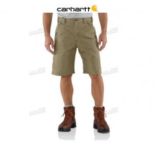 Carhartt Loose Fit Canvas Utility Work Short Dark Khaki | TH0001883