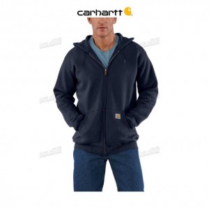 Carhartt Loose Fit Midweight Full-Zip Sweatshirt New Navy | TH0000507