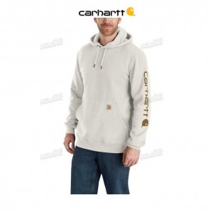 Carhartt Loose Fit Midweight Logo Sleeve Graphic Sweatshirt Malt | TH0000520