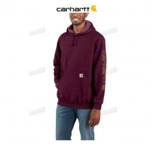 Carhartt Loose Fit Midweight Logo Sleeve Graphic Sweatshirt Port | TH0000528