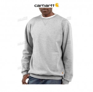 Carhartt Midweight Crewneck Sweatshirt Heather Gray | TH0000513