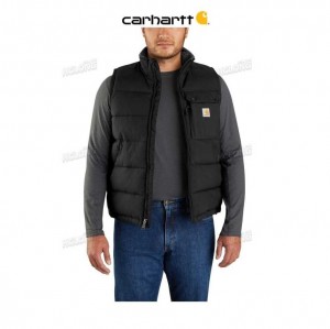 Carhartt Montana Loose Fit Insulated Vest Black | TH0002754