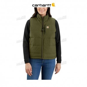 Carhartt Montana Reversible Relaxed Fit Insulated Vest Basil | TH0002757