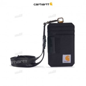 Carhartt NYLON DUCK ID HOLDER AND LANYARD Black | TH0002789