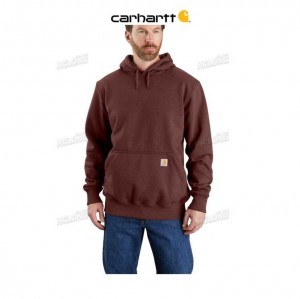 Carhartt Rain Defender Loose Fit Heavyweight Sweatshirt Dark Cedar Heather | TH0000389