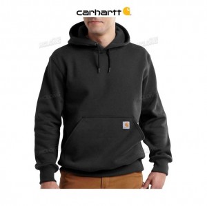 Carhartt Rain Defender Loose Fit Heavyweight Sweatshirt Black | TH0000390