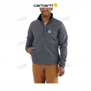 Carhartt Rain Defender Relaxed Fit Heavyweight Softshell Jacket Charcoal | TH0000124