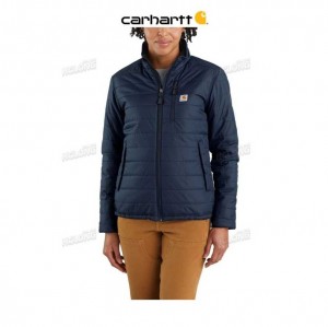 Carhartt Rain Defender Relaxed Fit Lightweight Insulated Jacket - 2 Warmer Rating Navy | TH0000176