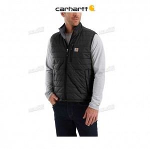 Carhartt Rain Defender Relaxed Fit Lightweight Insulated Vest Black | TH0002715