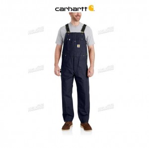 Carhartt Relaxed Fit Duck Bib Overall Navy | TH0000783