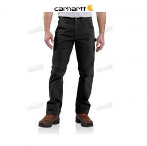 Carhartt Relaxed Fit Twill Utility Work Pant Black | TH0001680