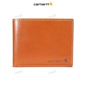 Carhartt Rough Cut Bifold Wallet Brown | TH0002762