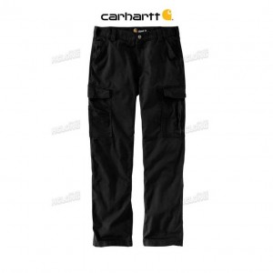 Carhartt Rugged Flex Relaxed Fit Canvas Cargo Work Pant Black | TH0001625