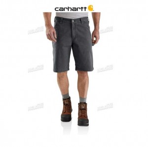 Carhartt Rugged Flex Relaxed Fit Canvas Utility Work Short Shadow | TH0001866