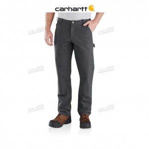 Carhartt Rugged Flex Relaxed Fit Duck Double-Front Utility Work Pant Shadow | TH0001613