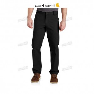 Carhartt Rugged Flex Relaxed Fit Duck Utility Work Pant Black | TH0001603